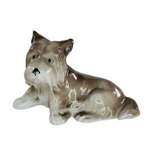 Vintage Germany Suffolk Terrier Figurine Dog Sitting